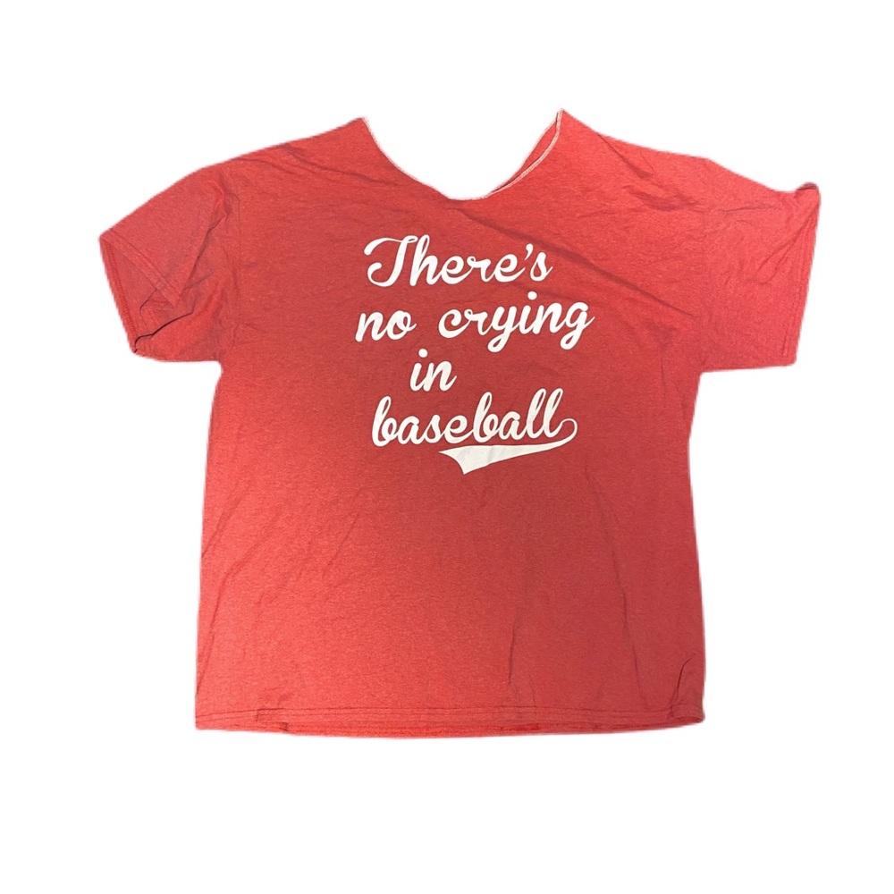 There’s No Crying in Baseball Shirt